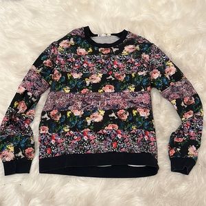 MSGM Floral Sweatshirt